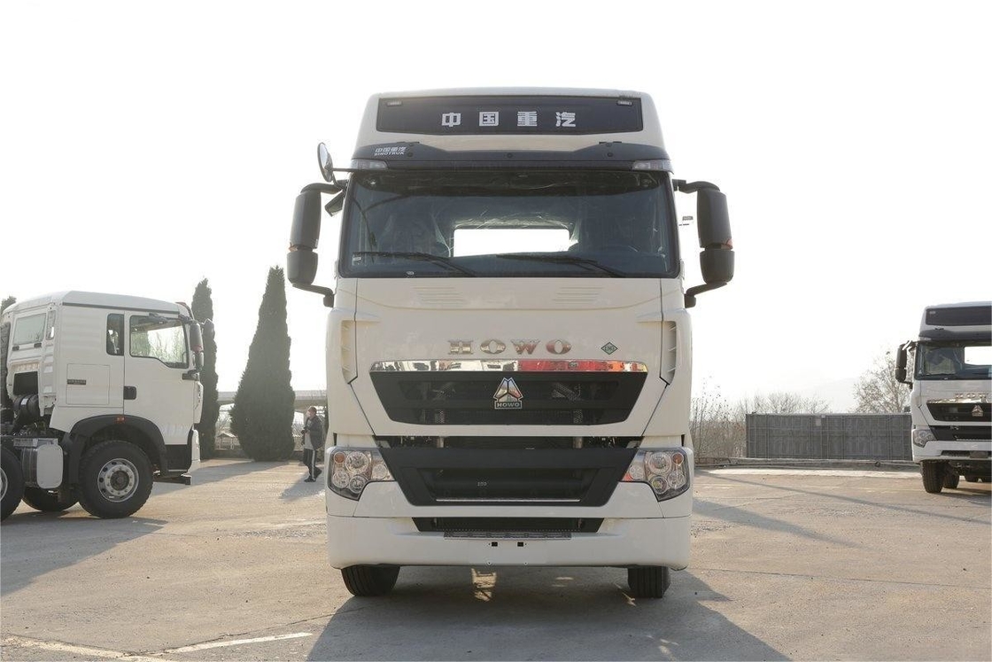 HOWO 중량 트럭 디플렉터 사이드 윈드 밴 440HP 6X4 LNG 국립 VI 트랙터 (13T 후축)