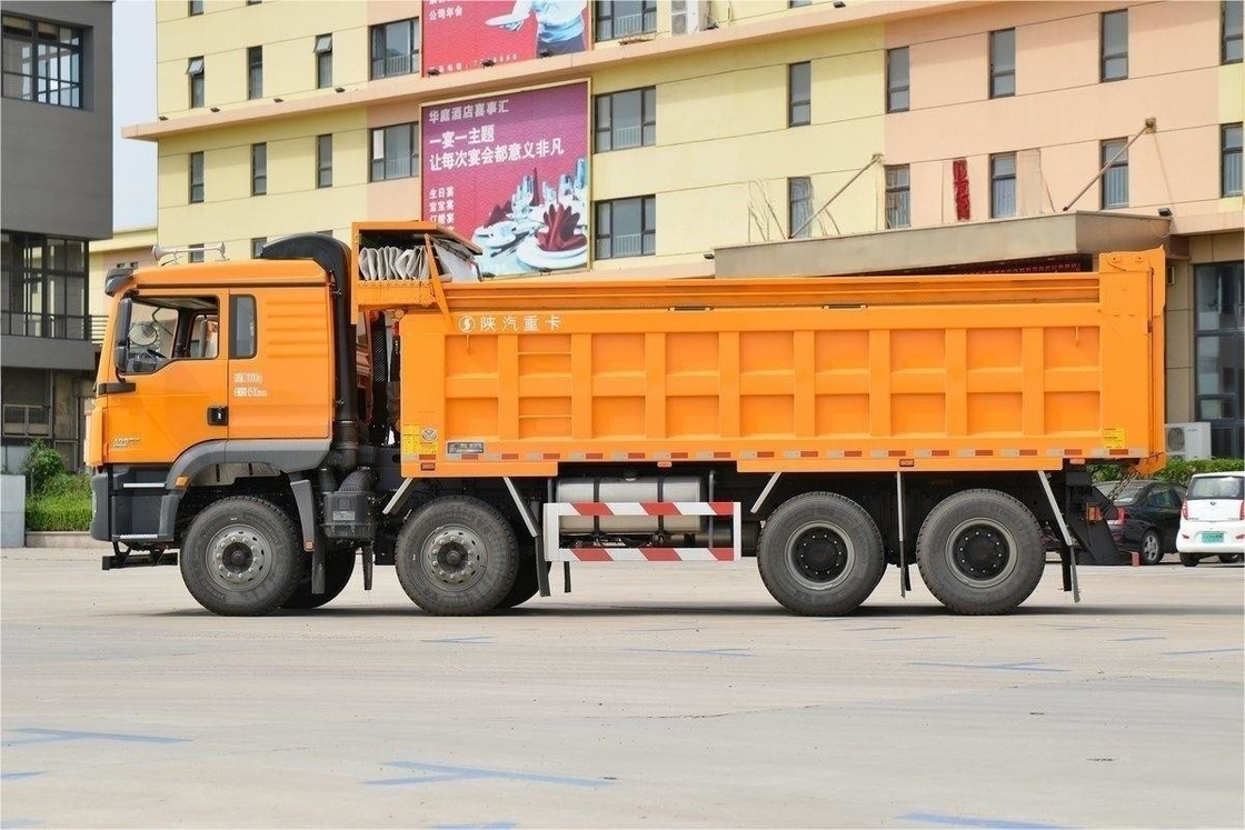 표준 도시 건설 버전 400HP 8X4 6.8m Shacman 덤프 트럭