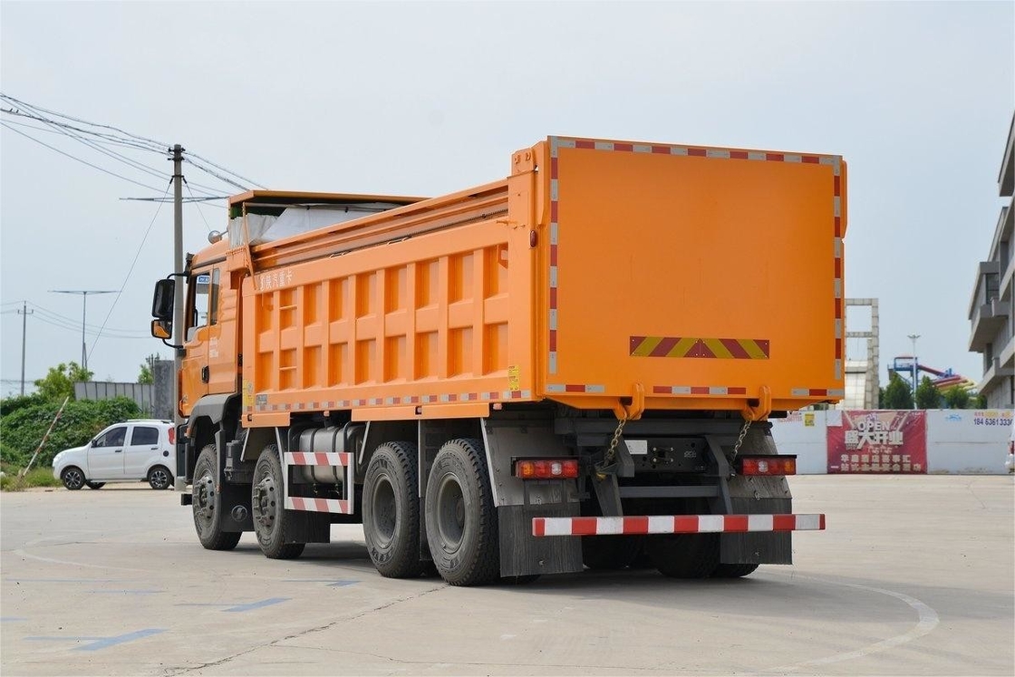표준 도시 건설 버전 400HP 8X4 6.8m Shacman 덤프 트럭