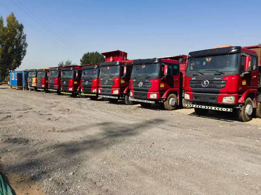 40tons 8x4 사용 된 틱퍼 덤프 트럭 2021 년 샤크만 X3000 하이엔드 모델 웨이차이 500hp