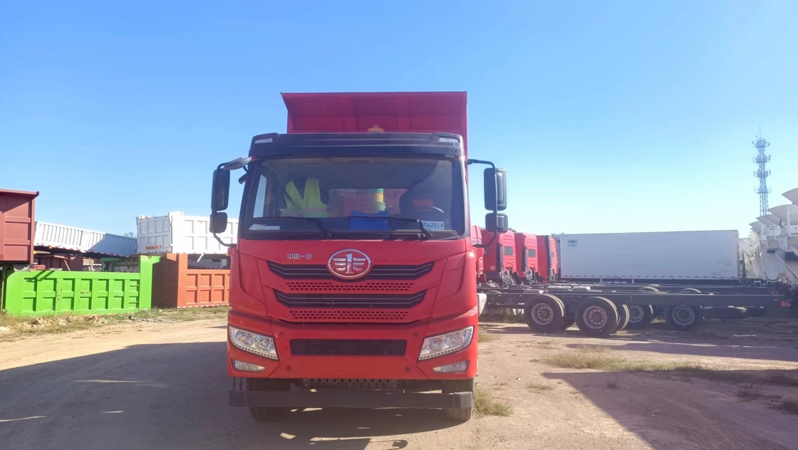 8*4 사용된 틱퍼 트럭 판매 22cbm 용량 버킷 FAW V20 덤프 트럭 340hp 디젤