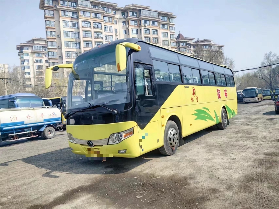 2차 버스 유동 ZK6107 코치 버스 오리지널 2 + 3 좌석 배열 60 좌석 잎 스프링 A / C