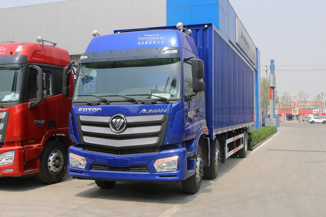 충격 흡수 좌석 포톤 오만 밴 트럭 디젤 245HP 6 실린더 6X2 9.53m 에어컨