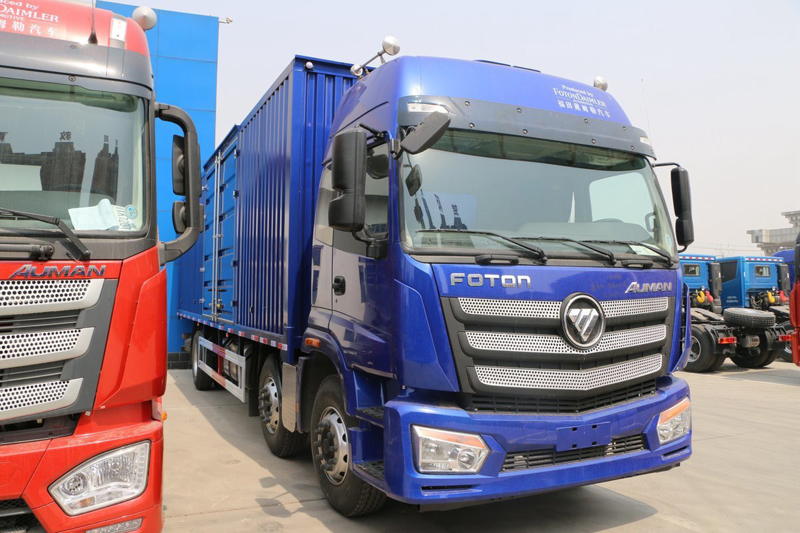 충격 흡수 좌석 포톤 오만 밴 트럭 디젤 245HP 6 실린더 6X2 9.53m 에어컨