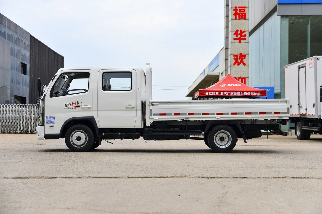 아우만 M 모델 2.0L 복선 좌석 144HP 가솔린 수동 5 기어 2.7m 포튼 평면 미니 트럭
