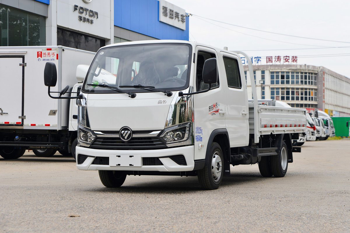 아우만 M 모델 2.0L 복선 좌석 144HP 가솔린 수동 5 기어 2.7m 포튼 평면 미니 트럭