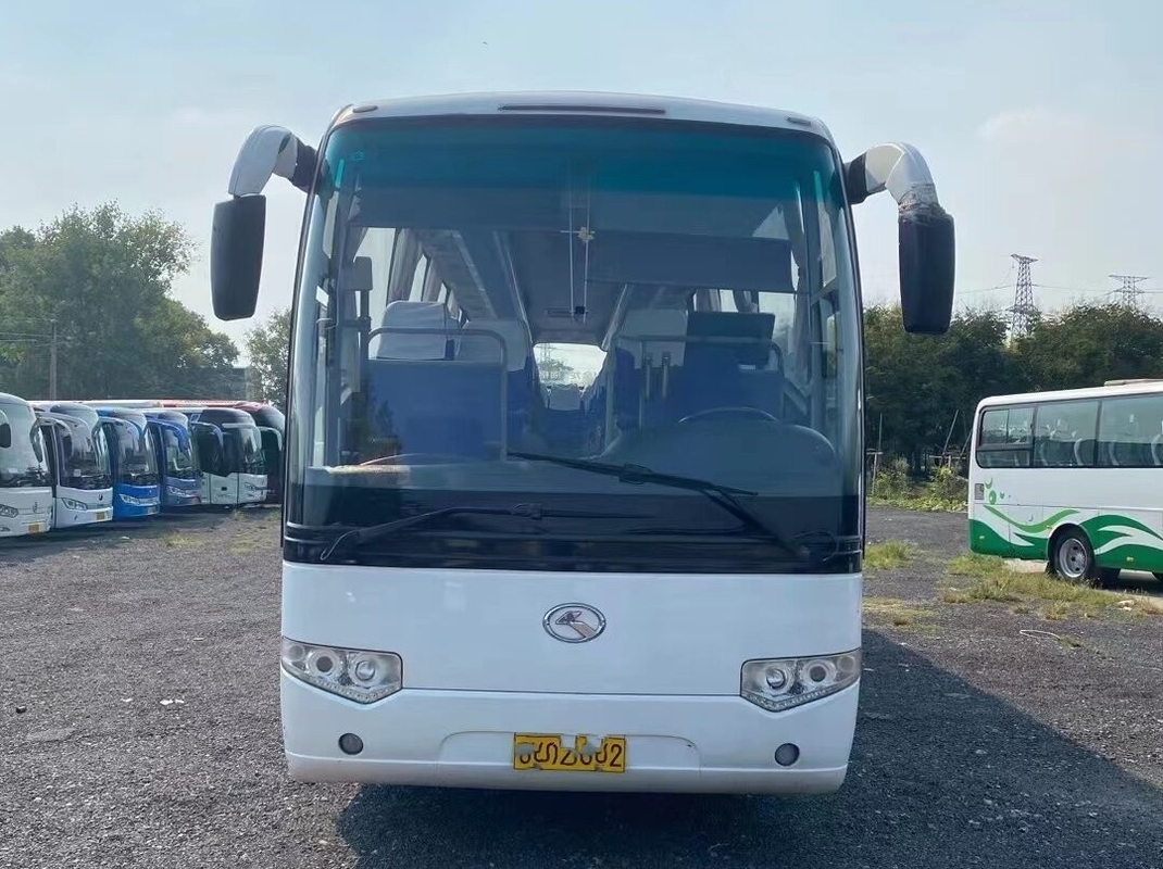 사용 된 교회 버스 2+2 레이아웃 49 - 51 좌석 버스 AC 가죽 좌석과 함께 코치 버스 KLQ6119