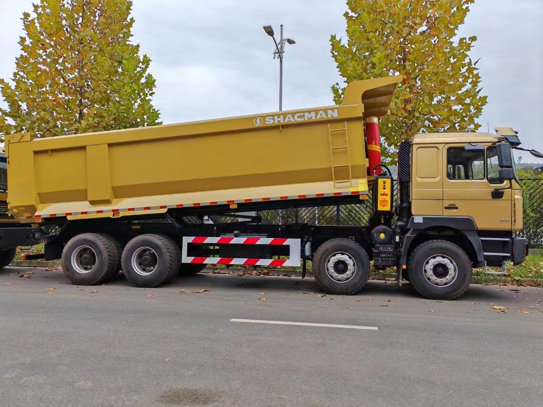 사용 된 덤프 트럭 판매 12 바퀴 Shacman F3000 티퍼 웨이차이 400hp 유로 2 배출