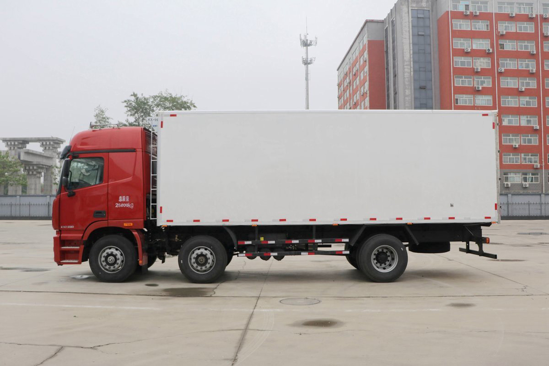 포튼 GTL 중량 트럭 높은 지붕 에어컨 반 줄 좌석 280 Hp 6X2 9.45m 아우만 BJ5259 냉장 트럭