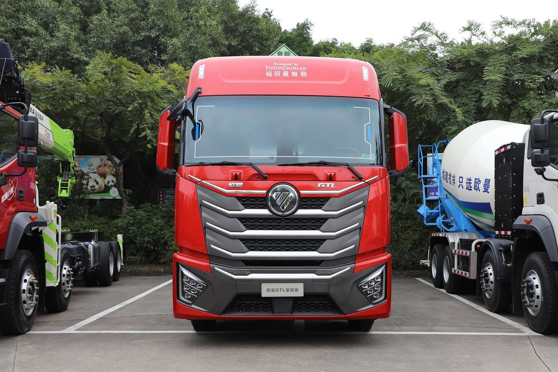 아우만 HFV5320 GTL 반줄 좌석 디젤 12단 360HP 8X4 연료 탱크 30m3 포튼 오일 탱커 트럭