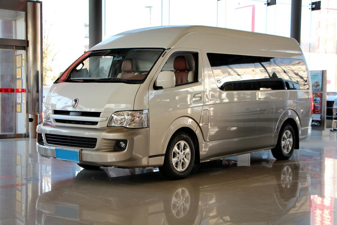 중고 Jinbei Hiace L 2020 고급 가솔린 RWD 수동 5단 139HP 2.4L 14석 상업용 트럭