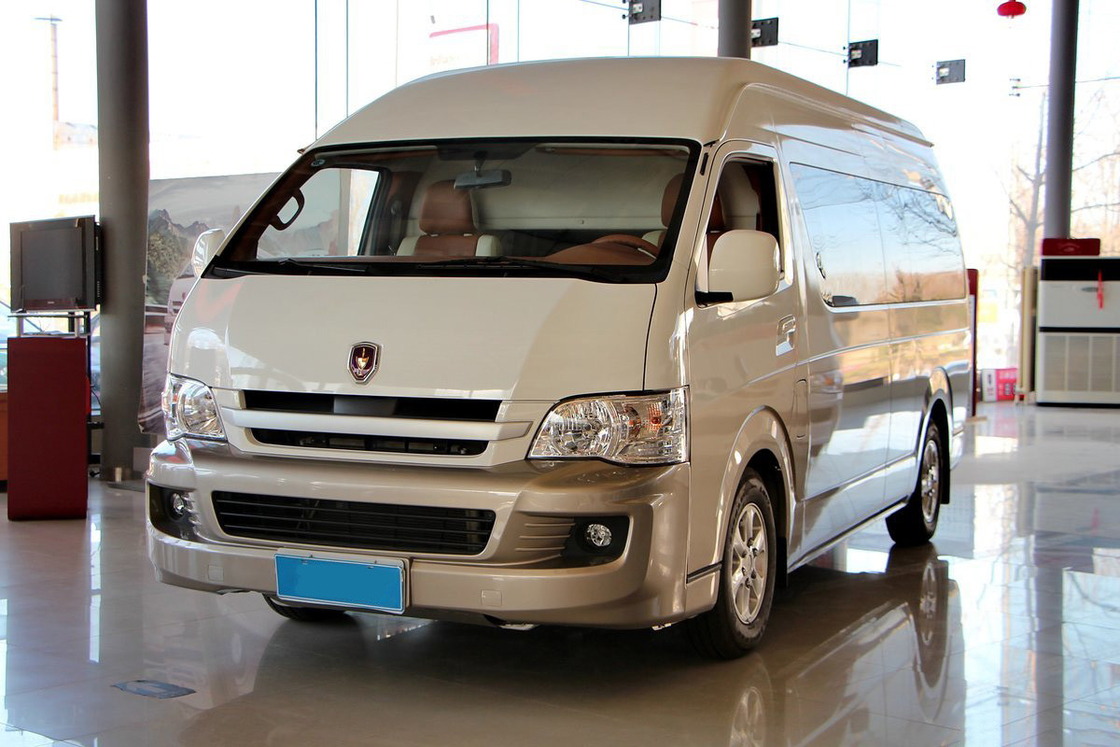 중고 Jinbei Hiace L 2020 고급 가솔린 RWD 수동 5단 139HP 2.4L 14석 상업용 트럭