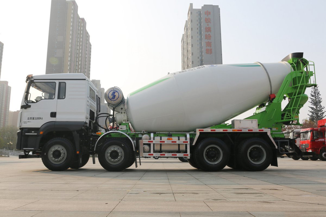 델롱 자동차 중량 트럭 델롱 M3000s 350HP 8X4 7.89m3?? 시 콘크리트 믹서 트럭