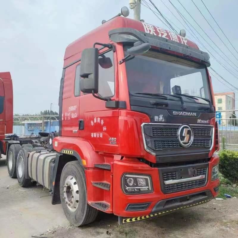 중고용 트랙터 트럭 중국 샤크만 M3000s 460hp 강한 웨이차이 6*4 50톤의 拖拉