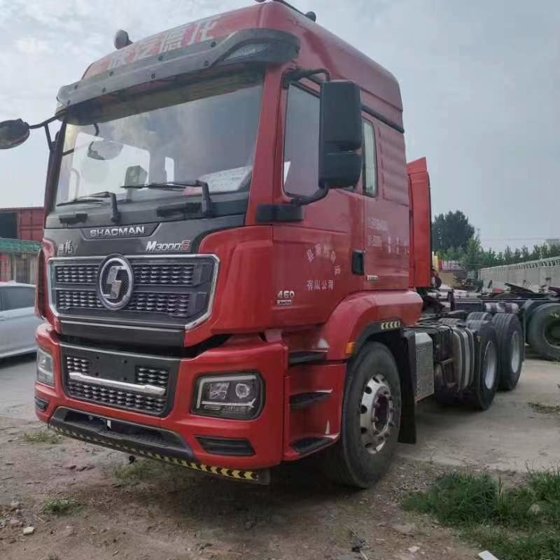 중고용 트랙터 트럭 중국 샤크만 M3000s 460hp 강한 웨이차이 6*4 50톤의 拖拉