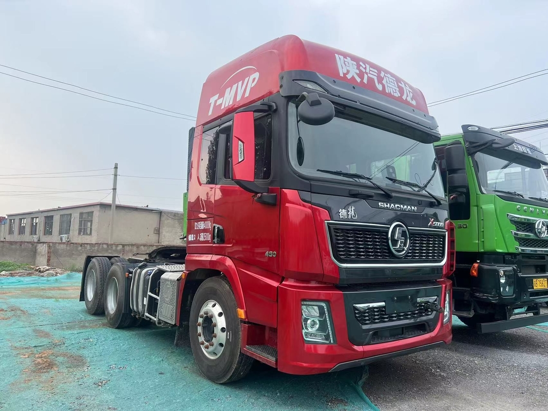 트랙터 트럭 머리 높은 지붕 X5000 샤크만 말 450hp 디젤 엔진 높은 원본 10 바퀴