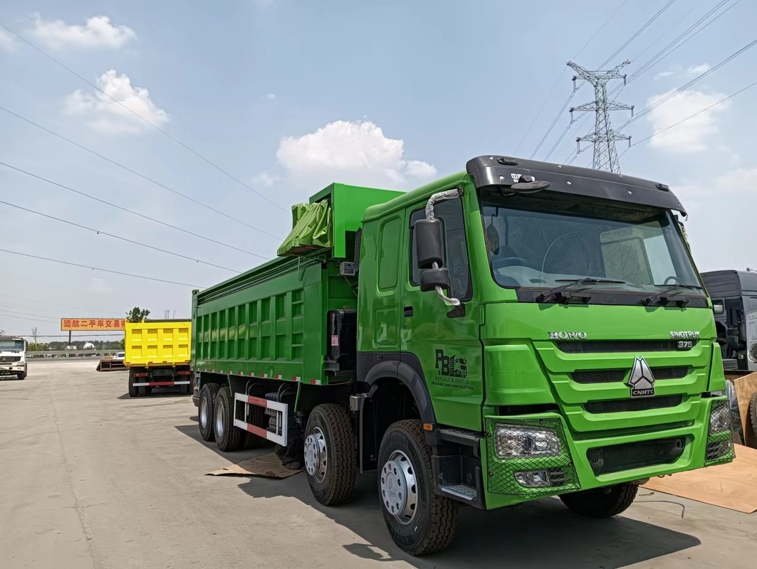 사용 된 덤퍼 트럭 짐바브웨에서 사용 Sinotruk Howo Leaf Spring 30CBM 박스 오른쪽 손 드라이브