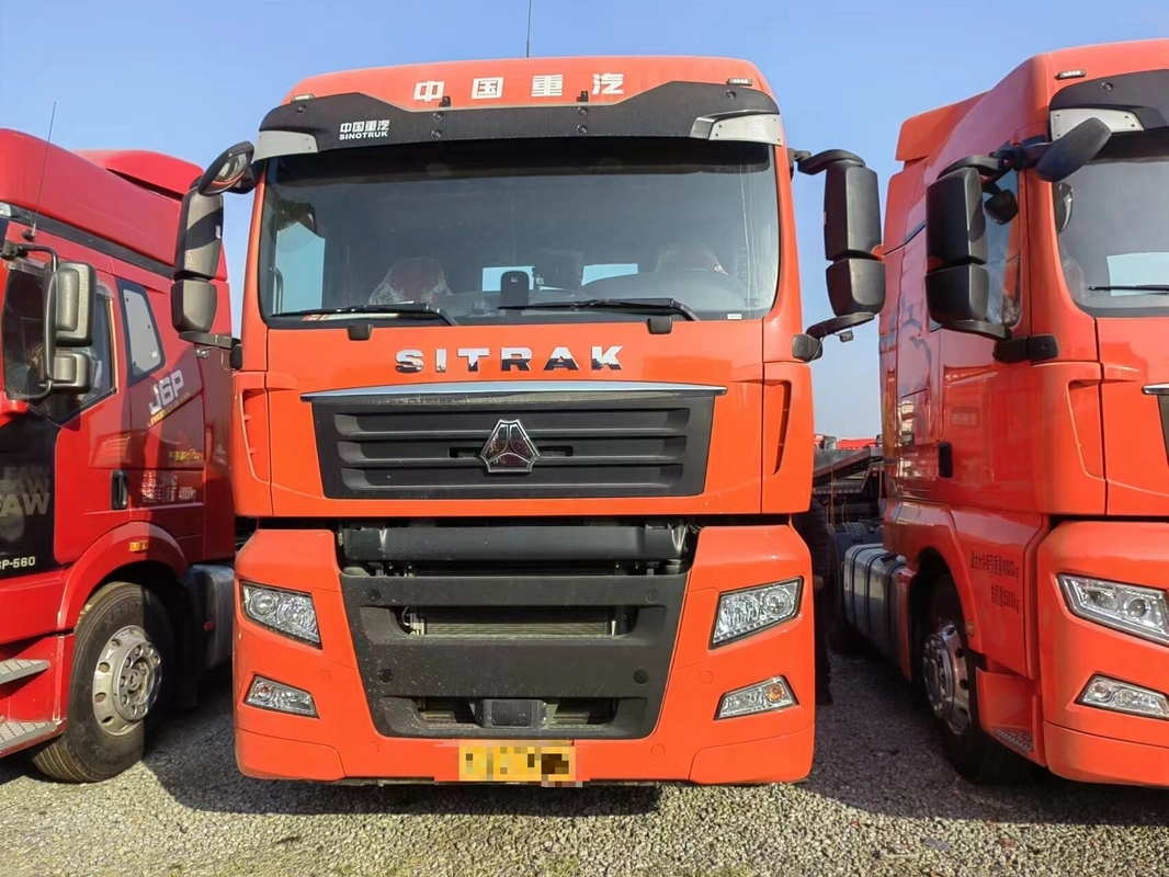 6x4 트랙터 트럭 사용 2021년 고전력 480hp 디젤 스티라크 G7 태일러 트럭 설명서 유로 5