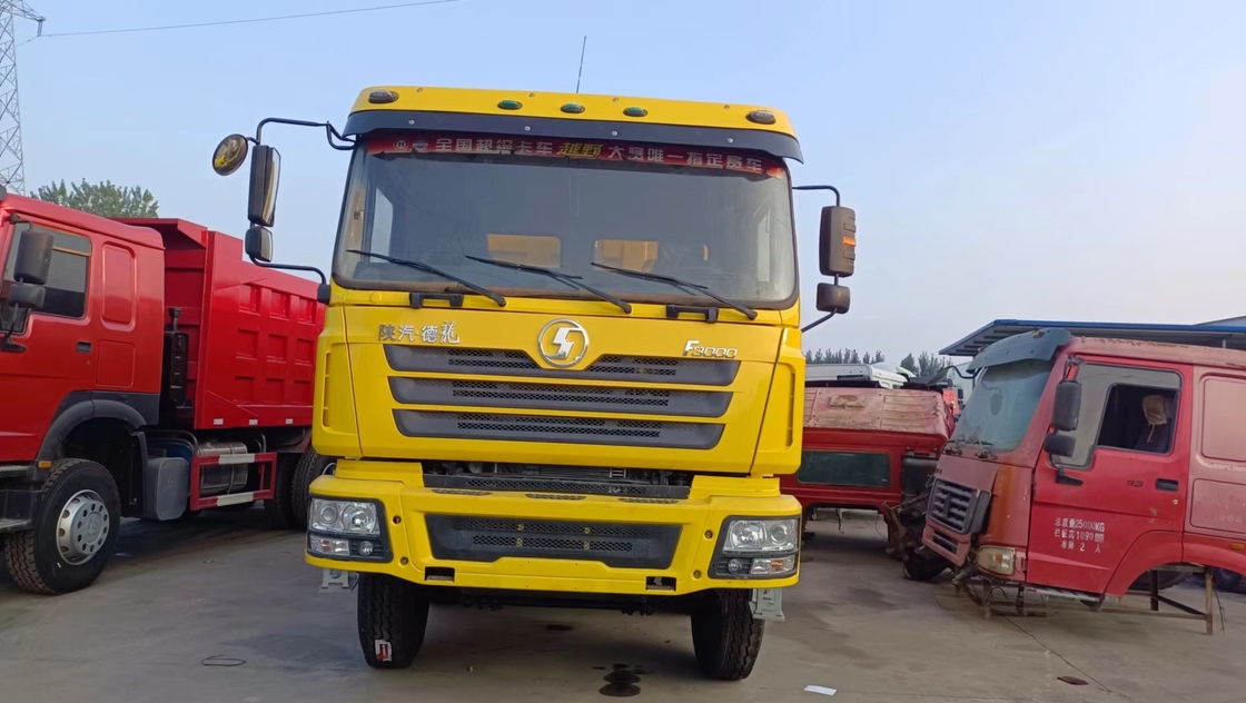 중고용 덤프 트럭 중국 F3000 비용 효율적인 팅퍼 트럭 샤크만 12 타이어 8*4 LHD 웨이차이 380hp