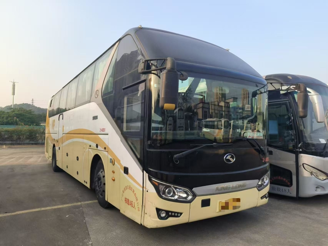 사용 된 코치 버스 판매 46 좌석 VIP 장거리 승객 운송 2 문 디젤 330hp