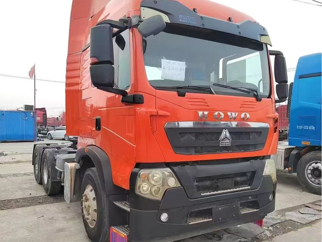 시노 트럭 호우 MAN 엔진 460hp 2021년 6×4 드라이브 모드 호우TX 트랙터 헤드 높은 지붕과 잠자리