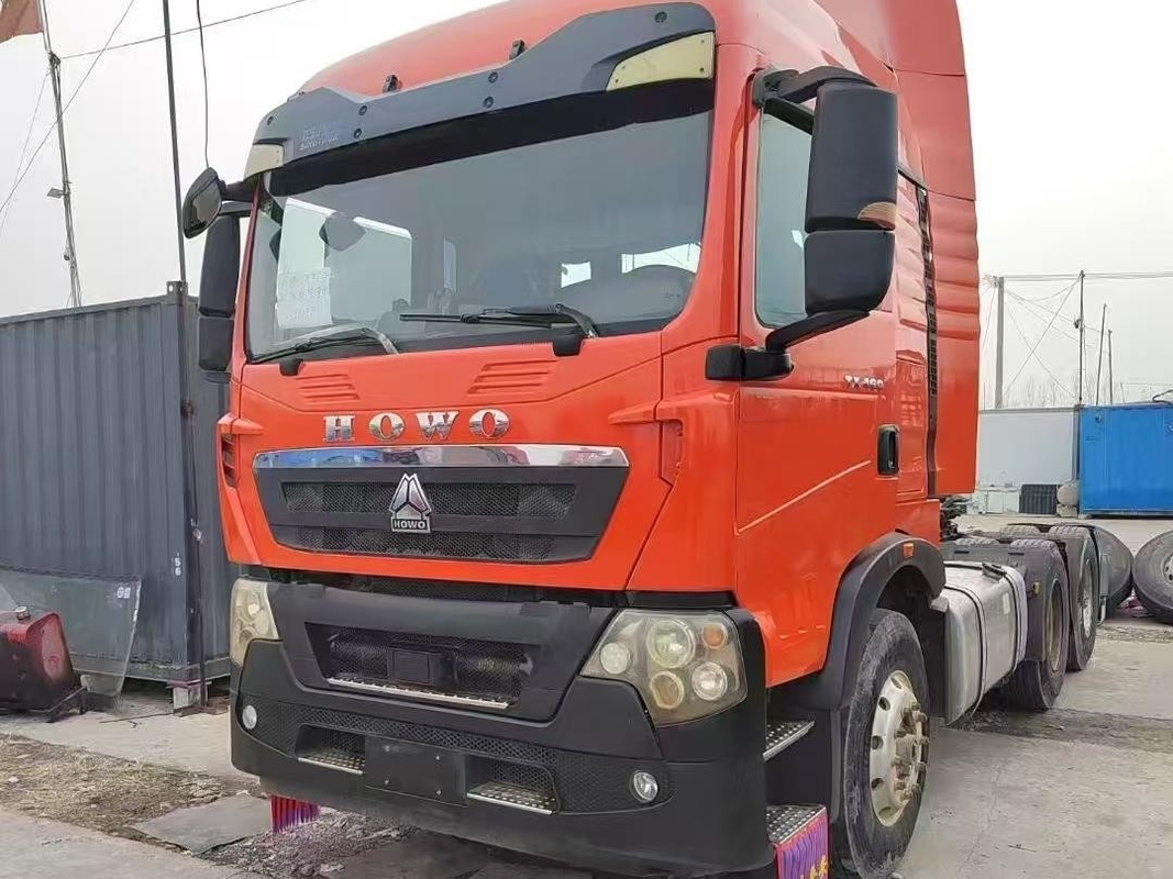 시노 트럭 호우 MAN 엔진 460hp 2021년 6×4 드라이브 모드 호우TX 트랙터 헤드 높은 지붕과 잠자리