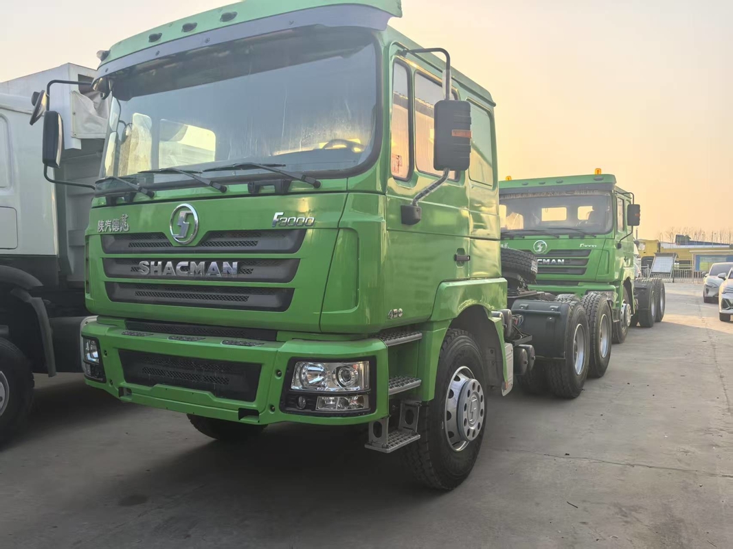 중고용 트랙터 헤드 트레일러 트럭 샤크만 F3000 강력한 트럭 380hp 6*4 드라이브 모드 10 타이어 나쁜 도로 실행