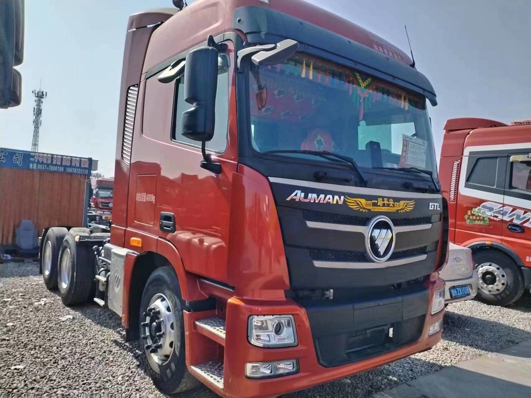 중고용 트랙터 헤드 중국 트럭 10 바퀴 포톤 GTL 510hp 강력한 트랙터 트럭 잠자리 중량