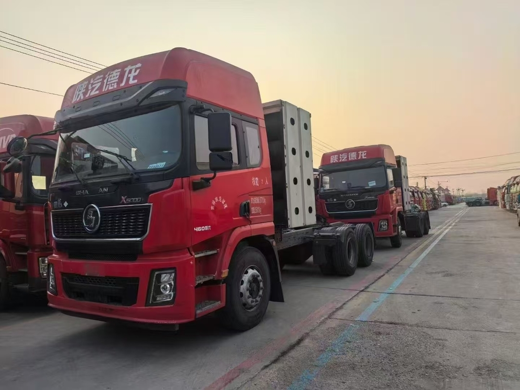 사용 된 자동 천연 가스 트랙터 트럭 X5000 10 바퀴 와이차이 엔진 CNG 460hp 2023 무거운 운송