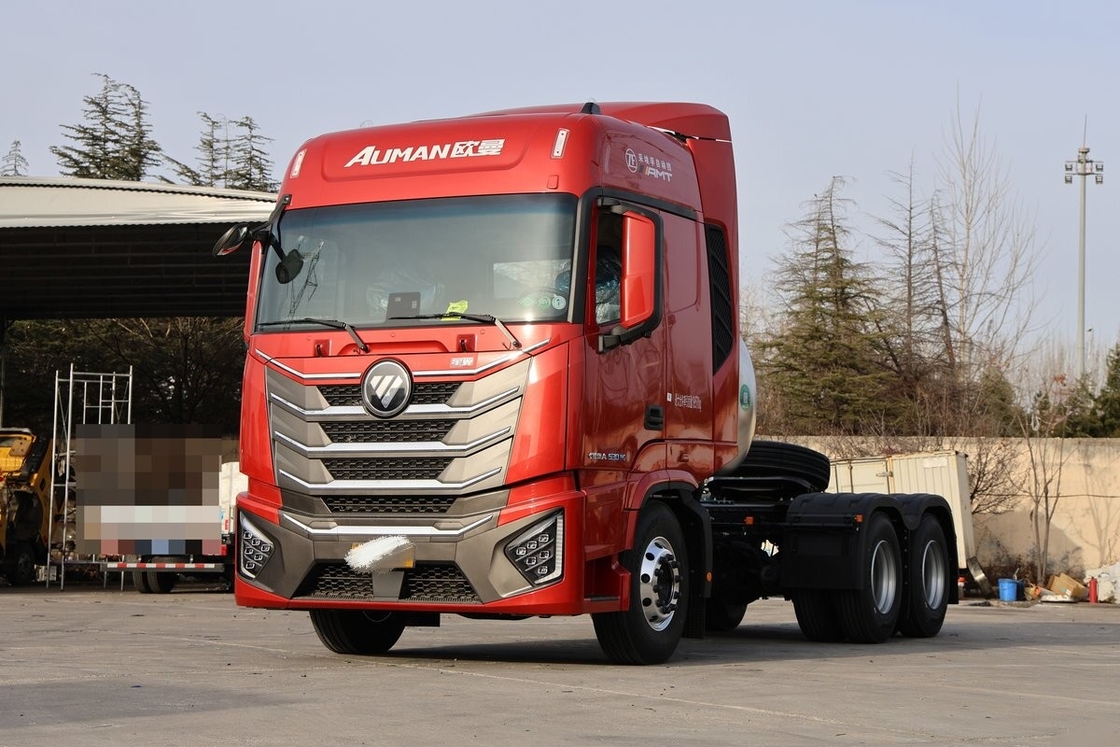 사용 된 포톤 오만 6X4 트랙터 트럭 헤드 GTL6 10 장거리 운송용 타이어 LNG 엔진 530hp