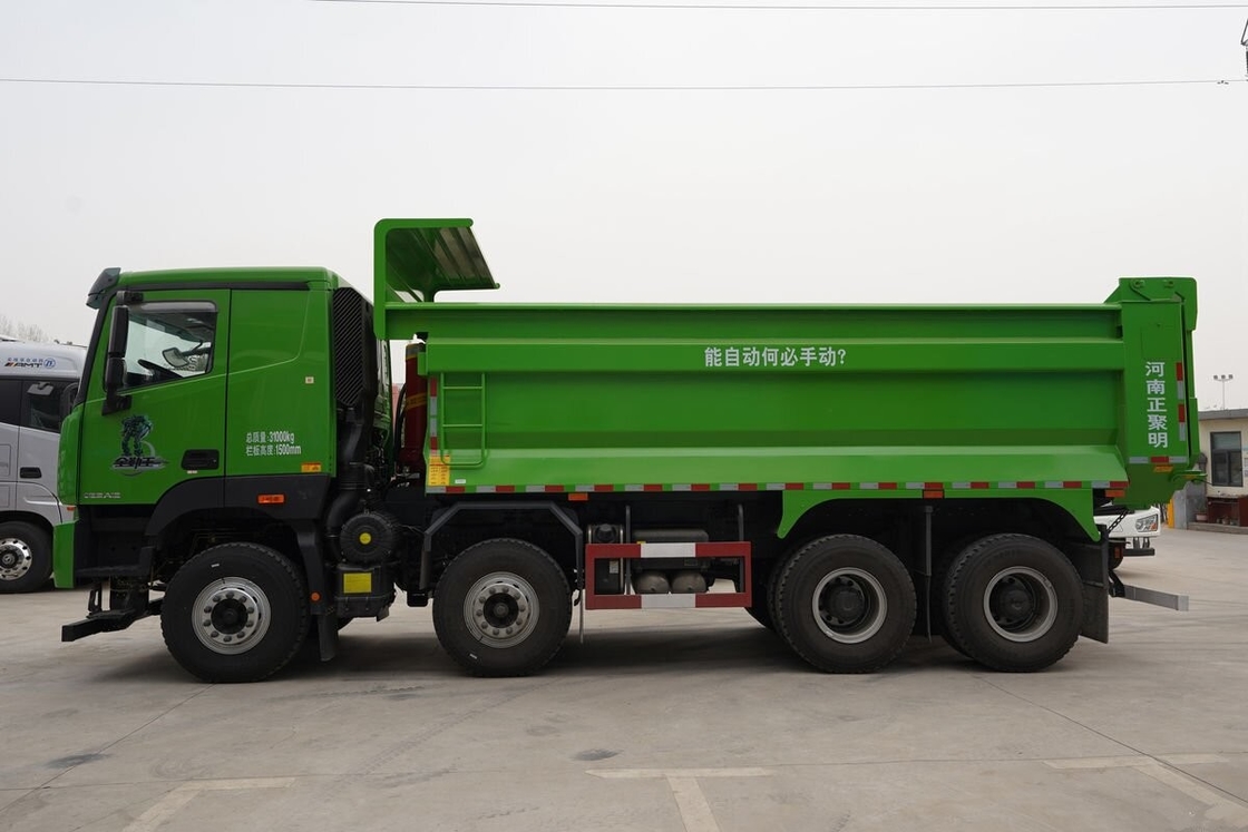 사용 된 덤퍼 트럭 포톤 오만 Gtl 490hp 8 * 4 드라이브 모드 자동 변속기 모래 운송