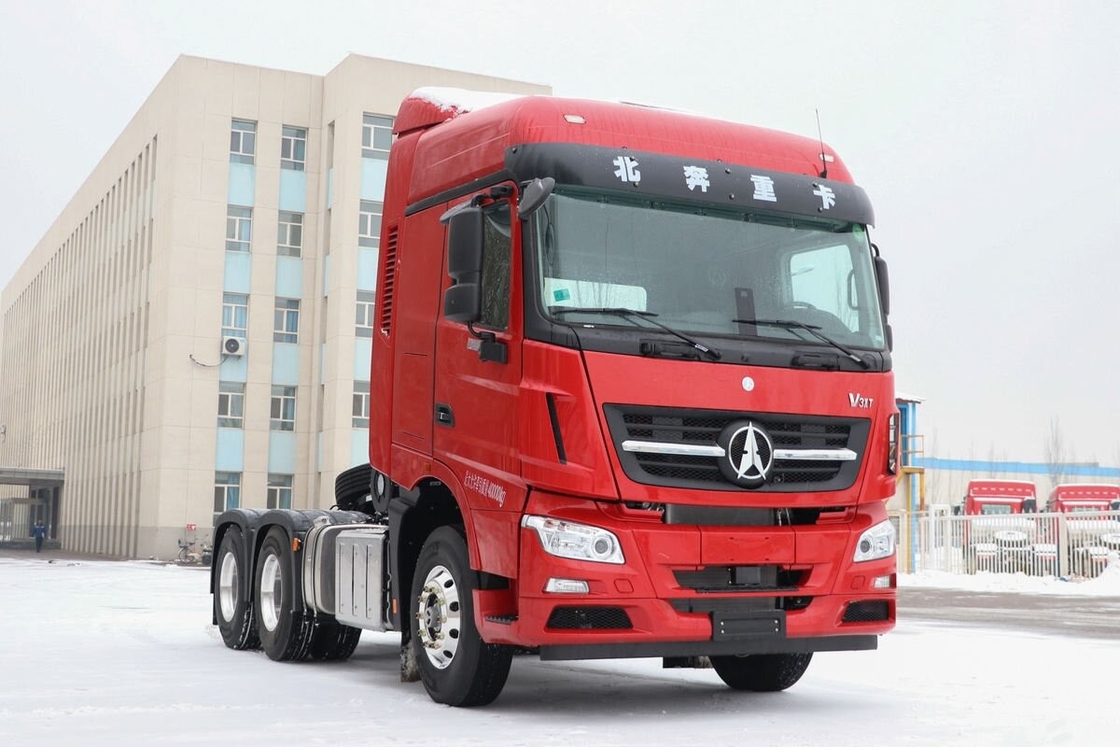 중고용 트랙터 트럭 판매 Beiben V3XT 6*4 드라이브 모드 560hp 자동 변속기 류트럭