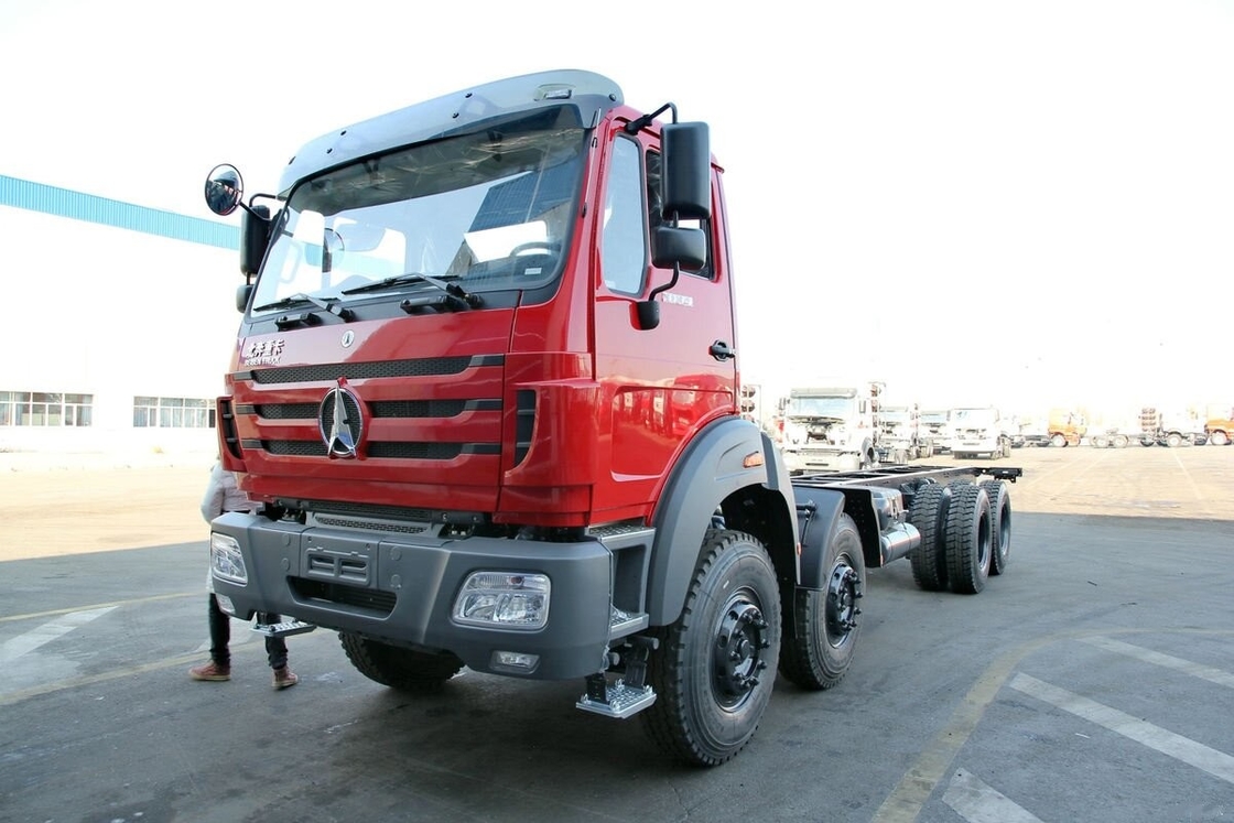 중고용 트럭 차시 판매 Beiben Ng80 8×4 드라이브 모드 336hp 저렴한 중고용 트럭 운송