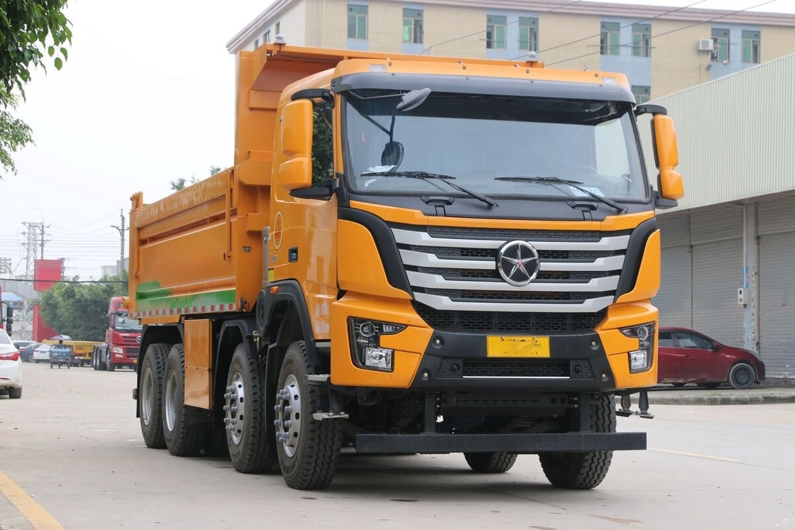 아프리카의 중고용 덤프 트럭 DAYUN N8V 8*4 드라이브 모드 350hp 사용 된 건설 덤프 트럭