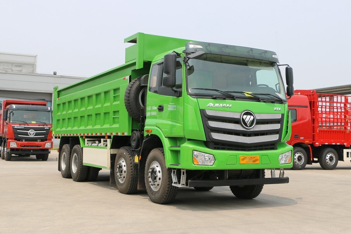 중고 덤프 트럭 판매 Foton Etx 8*4 구동 방식 400hp 중고 건설 덤프 트럭, 낮은 주행 거리