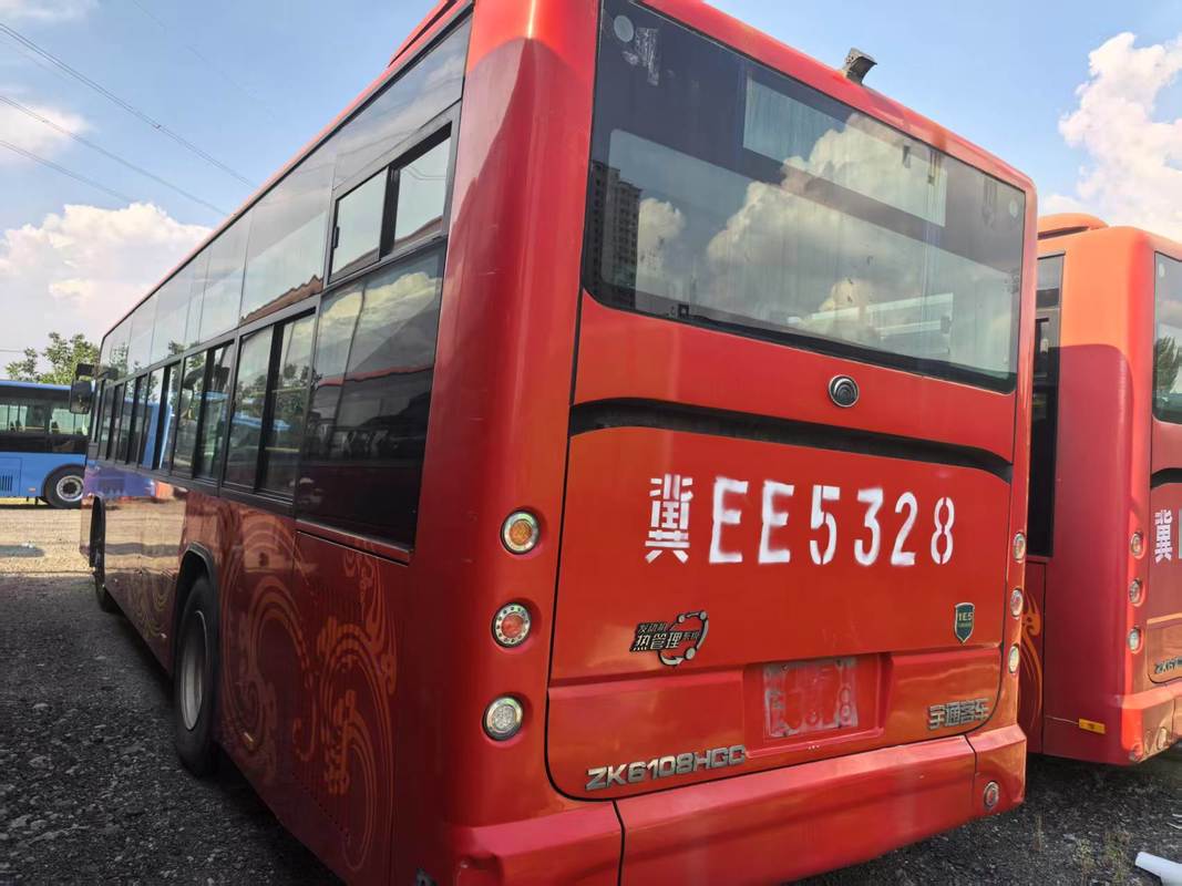 2019 중고 76/10-41 좌석 12m 매끄러운 모양 사용 ZK6108 시티 버스 쌍문