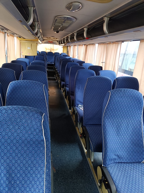 중고 유통 코치 버스 55인승 중고 교회 시외 공항 학교 통근 통근 버스