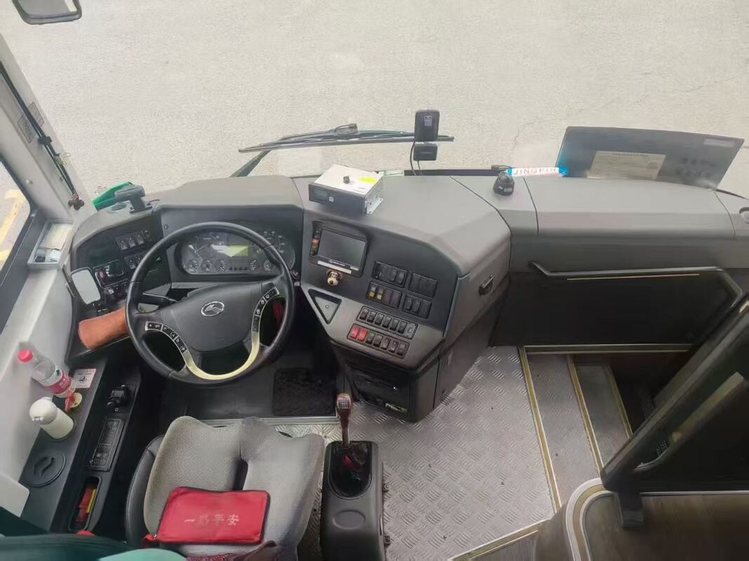 사용된 50인승 디젤 킹롱 코치 버스 가나 콩고 Weichai 엔진 투어 시외/시내 버스 RHD/LHD