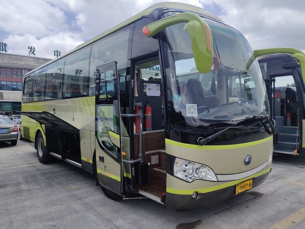코치 버스 중고 Yu-tong ZK6908 Yuchai 270hp 리프 스프링 38석 에어 서스펜션 고급 운송 에어컨 포함