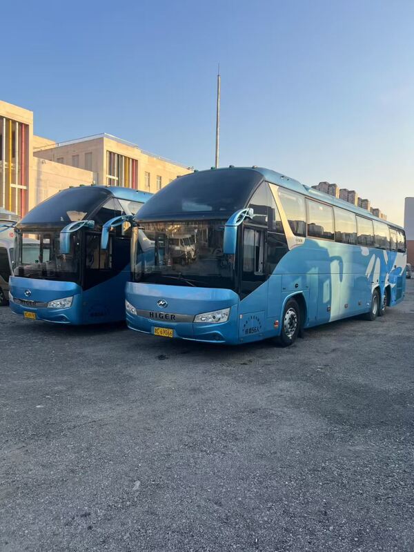 New Arrival Coach Bus Second Hand Hi-ger KLQ6132 Weichai 56 Seats  Luxury Transport With Air Condition