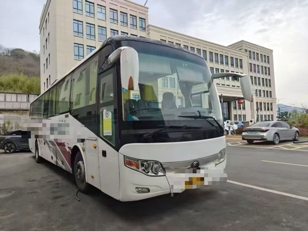 중고용 여객버스 유동 ZK6122 유차 330hp 잎 봄 60석 럭스 운송