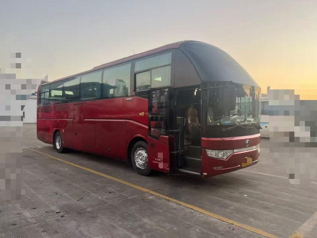 Used Coach Buses Yutong Zk6122 Yuchai 330hp Euro 3 Leaf Spring 50 Seats  Lux Transport With Air Condition For Shuttle or Long Distance