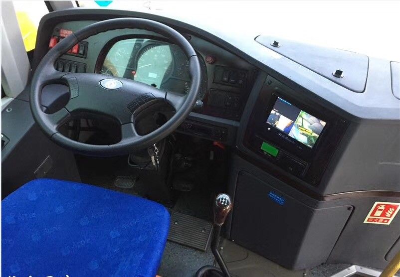DONGFENG 오래된 노란 학교 버스, 56의 좌석을 가진 큰 이용된 차 버스 LHD 모형