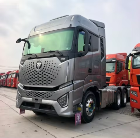 Used Fo-ton Auman Galaxy 660HP 6x4 Tractor Truck EURO 5 Diesel Engine for Container Logistics