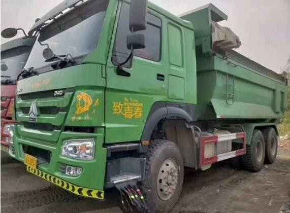 유로 IV 340HP 모터는 판매를 위해 6x4 드라이브를 가진 덤프 트럭을 사용했습니다
