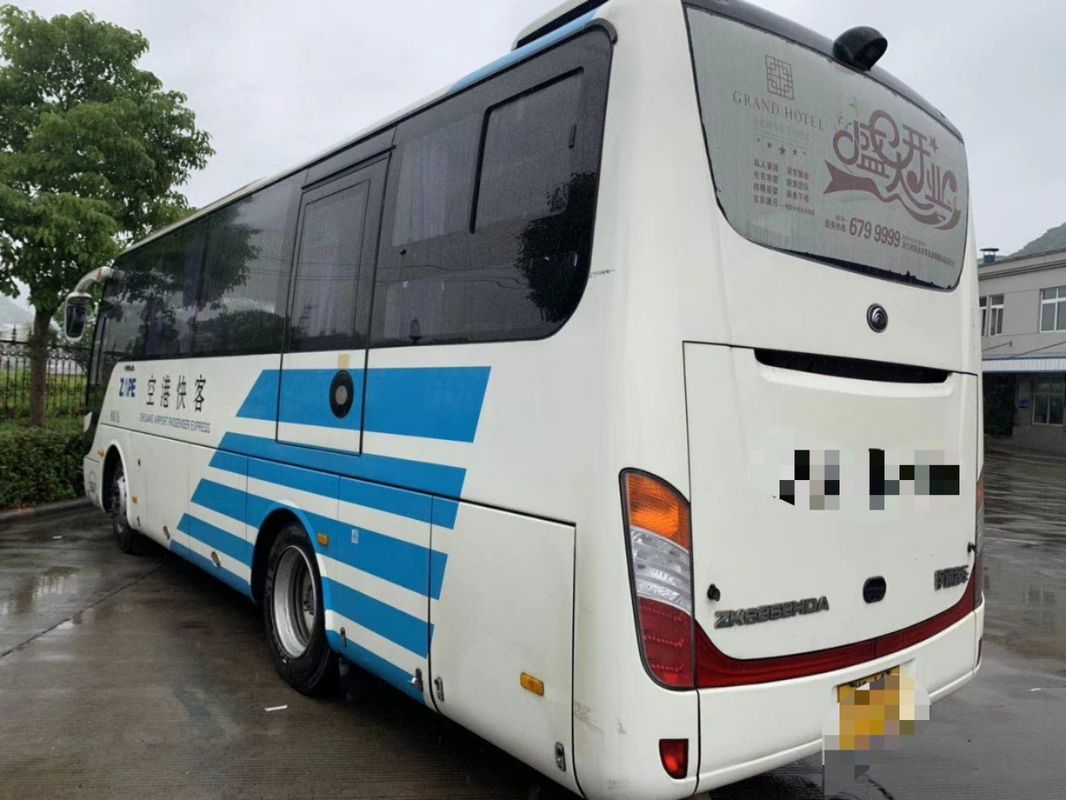 ZK6858 시리즈 Yutong 시 버스, 2015 년을 조타하는 백색 19 Seater 버스 디젤 엔진 왼손