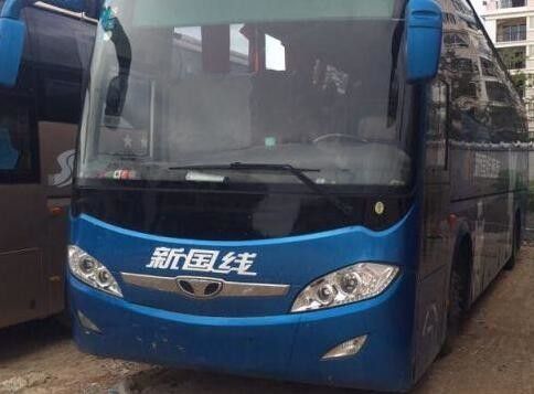 사용된 대우 6127 모형 55 좌석 차 버스 294 KW 2010 년 고성능