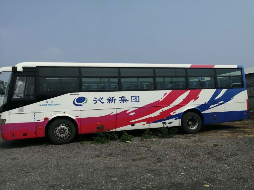 중고 Yutong 버스 ZK-6112D 53 좌석 110km/H 중고 코치 버스 앞 엔진