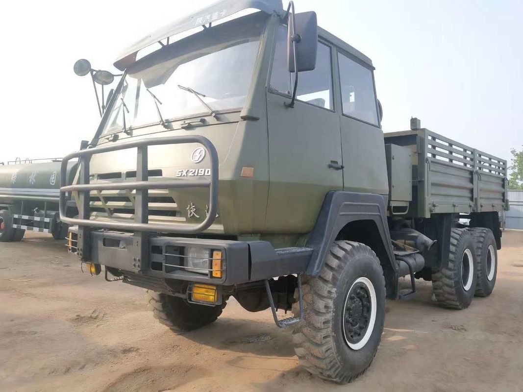도로에서 떨어져 있는 특별한 상업적 이용은 다시 닦은 280HP 6x6 군 화물 트럭 샤크만 2190을 사용했습니다