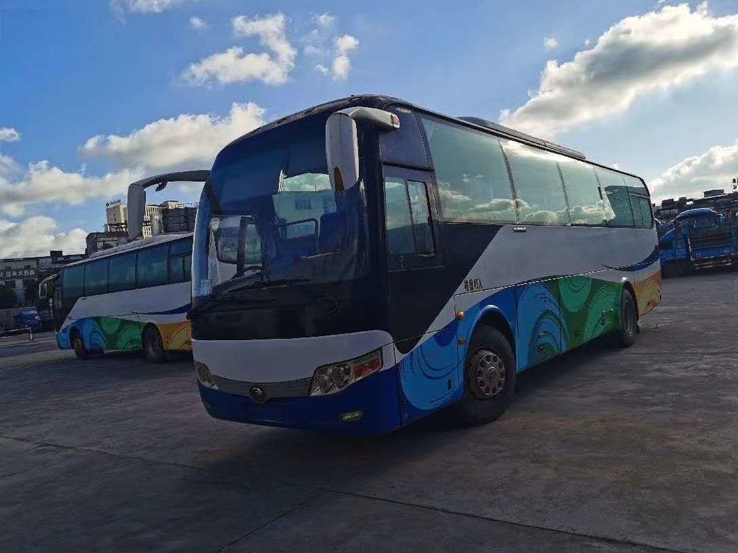 100 km/H 180 kw 45 자리 Zk6107 2번째 손 유통 버스는 AC과 유통 버스 좋은 조건을 사용했습니다